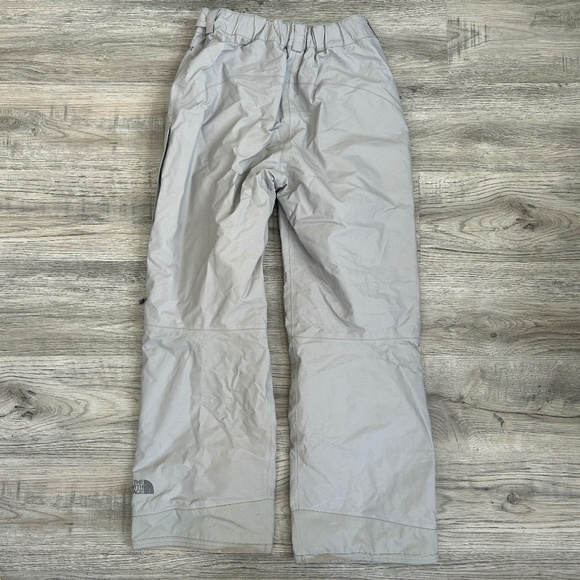 The North Face Light Gray HyVent Ski Pants Sz M - Picture 2 of 10
